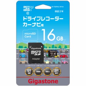 Gigastone（ギガストーン） GJMX-16GU1M ドライブレコーダー用 microSDHCメモリーカード 16GB[GJMX16GU1M] 返品種別A