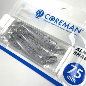 コアマン アルカリシャッド 75mm 6本入(#062 シラウオ) COREMAN 旧名称CA-02アルカリシャッド アルカリシャッド75mm#062返品種別A