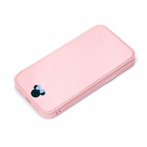 PGA PG-DGF21J02MNE iPhone 13 mini用 ガラスフリップケース（ミニーマウス）[PGDGF21J02MNE] 返品種別A