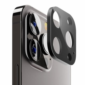 PGA PG-22SCLG17BK iPhone 14 Pro/14 Pro Max用 カメラフルプロテクター（ブラック）[PG22SCLG17BK] 返品種別A
