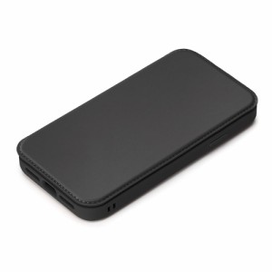 PGA PG-22SGF01BK iPhone 14 Pro Max ガラスフリップケース (ブラック)[PG22SGF01BK] 返品種別A