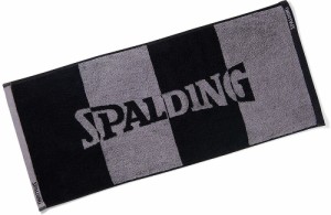 スポルディング SPD-SAT211070 ジャカードタオル ボーダー（ブラック）SPALDING[SPDSAT211070] 返品種別A