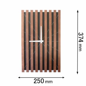 フォーカス・スリー 掛け時計Focus Three　タペクロック・H（ブラウン） V-0054(BR)ステツプ[V0054BRステツプ] 返品種別A