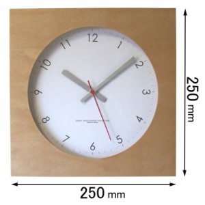 フォーカス・スリー 掛け時計Focus Three　メープルの時計（ナチュラル） V-0023(NR)[V0023NR] 返品種別A