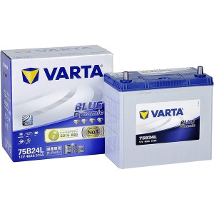 VARTA ブルーダイナミック　充電制御車対応カーバッテリー　大容量・長寿命バッテリー【他商品との同時購入不可】 75B24L-VARTA返品種別B