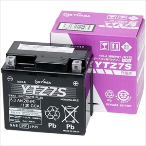 GSユアサ YTZ7S バイク用バッテリー 【電解液注入・充電済】【他商品との同時購入不可】[YTZ7S] 返品種別B