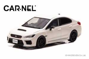 CAR-NEL 1/43 スバル WRX STI Type RA-R (VAB) 2018 Crystal White Pearl【CN431808】ミニカー  返品種別B