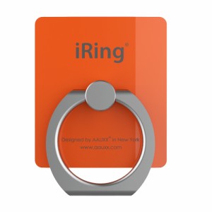 AAUXX UMS-IR01HKOR スマホリングとフックセット『iRing Hook Premium』（オレンジ）[UMSIR01HKOR] 返品種別A