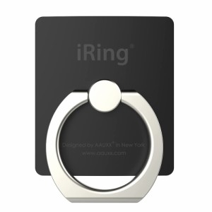 AAUXX UMS-NIRBK スマホリング『iRing』（ブラック）[UMSNIRBK] 返品種別A