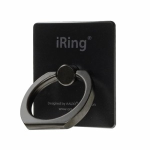 AAUXX UMS-IRLEB02BL スマホリング『iRing Limited Edition』（ブラックシャフト/ブラック）[UMSIRLEB02BL] 返品種別A