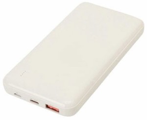 QTJ（クオリティトラストジャパン） QTC-0503WH PD20W　QC3.0対応　モバイルバッテリー 10000mAh　USB-A出力×1ポート　Type-C出力×1ポ