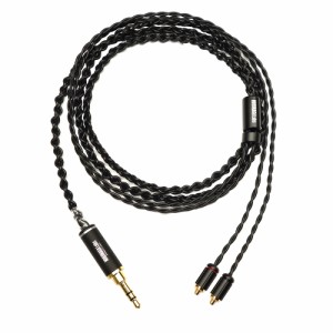 ノブナガラボ ヘッドホンリケーブル(1.2m)【SENNHEISER専用MMCX⇔3.5mmステレオミニ】雲雀(ひばり) NOBUNAGA LABS NLA-HBR返品種別A