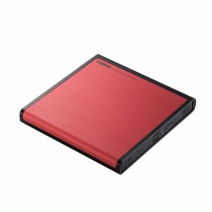 Logitec（ロジテック） USB2.0 ポータブルDVDドライブ 書込ソフト付き（レッド） Logitec LDR-PMJ8U2Lシリーズ LDR-PMJ8U2LRD返品種別A