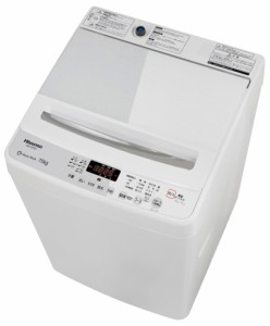 ハイセンス HW-G75C 7.5kg 全自動洗濯機　ホワイト/ホワイトHisense[HWG75C] 返品種別A