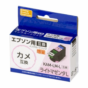 PPC PP-EICKAM-LM-L エプソン用 KAM-LM-L 互換 インクカートリッジ （ライトマゼンタ・増量）カメ互換[PPEICKAMLML] 返品種別A