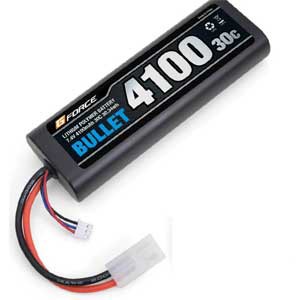 G-FORCE BULLET LiPo 7.4V 4100mAh【GFG008】ラジコン用  返品種別B