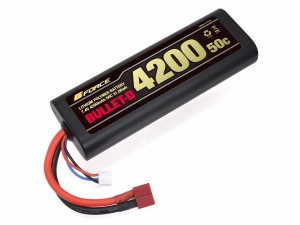 G-FORCE BULLET-D LiPo  7.4V 4200mAh 2ピンコネクタ 50C【GFG009】ラジコンパーツ  返品種別B