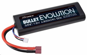 G-FORCE Bullet Evolution LiHV 7.6V 4300mAh【GFG012】ラジコン用  返品種別B