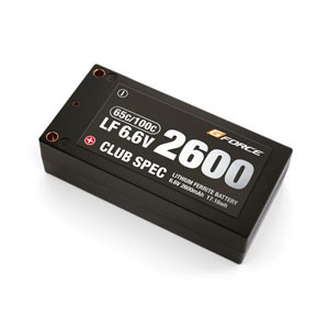 G-FORCE CLAB SPEC LiFeバッテリー 6.6V 2600mAh【GFG102】ラジコン用バッテリー  返品種別B