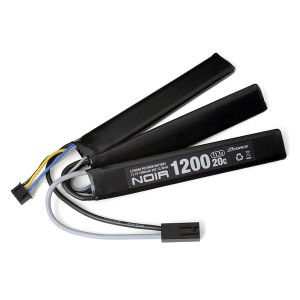 G-FORCE Noir LiPo 11.1V 1200mAh カスタムガン用 サドルパック【GFG905】エアガン用  返品種別B