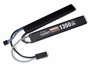 G-FORCE Noir Snipe Master LiHV 7.6V 1350mAh 20C SOPMOD対応 サドルパック【GFG952】エアガン用  返品種別B