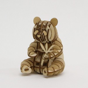 エーゾーン Wooden Art ki-gu-mi ジャイアントパンダ（木製パズル）  返品種別B