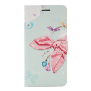 Happymori HM4161I6 iPhone6用 手帳型ケース Dot Scarf Diary（ピンクスカーフ）[HM4161I6] 返品種別A