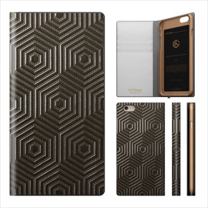 SLG Design SD4266I6 iPhone6s/6用 D4 Metal Leather Diary（クローム）[SD4266I6] 返品種別A