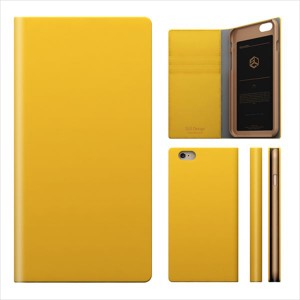 SLG Design SD4275I6 iPhone6s/6用 D5 Calf Skin Leather Diary（イエロー）[SD4275I6] 返品種別A