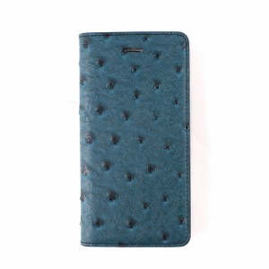 GAZE(ゲイズ) GZ6755IP6S iPhone6s/6用 手帳型ケース Ostrich Diary（ターキーブルー）[GZ6755IP6S] 返品種別A