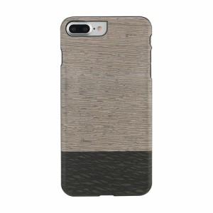 Man＆Wood I8082I7P iPhone 8 Plus/7 Plus用 天然木ケース Lattis ブラックフレーム[I8082I7P] 返品種別A