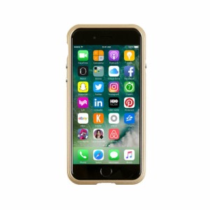 GAZE(ゲイズ) GZ9418I7 iPhone SE（第3世代/第2世代）/8/7用 アルミニウムバンパー Razor Fit（ゴールド）[GZ9418I7] 返品種別A