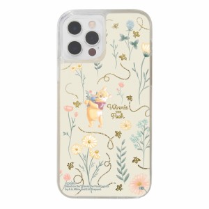 イングレム iPhone12/12 Pro（6.1インチ）用 『ディズニーキャラクター』 ラメ グリッターケース（フラワー） IJ-DP27LG1G/PO19返品種別A