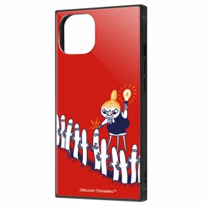 イングレム iPhone 13用 『ムーミン』 耐衝撃ハイブリッドケース KAKU（リトルミイとニョロニョロ）  IQ-AP31K3TB/MT013返品種別A