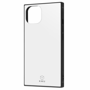 イングレム INQ-P31K3TB/W iPhone 13用 耐衝撃ハイブリッドケース KAKU（ホワイト）[INQP31K3TBW] 返品種別A