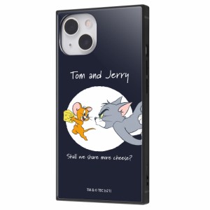 イングレム IQ-WP31K3TB/TJ21 iPhone 13（6.1インチ）用 『トムとジェリー』 耐衝撃ハイブリッドケース KAKU（トムとジェリー_チーズ）[I