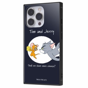 イングレム IQ-WP32K3TB/TJ21 iPhone 13 Pro（6.1インチ）用 『トムとジェリー』 耐衝撃ハイブリッドケース KAKU（トムとジェリー_チーズ