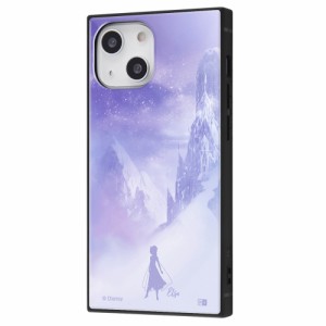 イングレム IQ-DP30K3TB/FR1 iPhone 13 mini（5.4インチ）用 『ディズニーキャラクター』 耐衝撃ハイブリッドケース KAKU（エルサ_氷のお