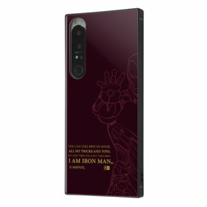 イングレム IQ-DMXP1M4K3TB/IRM2 Xperia 1 IV(SO-51C/SOG06)用   『マーベル』 耐衝撃ハイブリッドケース KAKU（アイアンマン_2）[IQDMXP