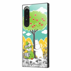 イングレム Xperia 1 IV(SO-51C/SOG06)用   『ムーミン』 耐衝撃ハイブリッドケース KAKU（コミック_3）  IQ-AXP1M4K3TB/MT011返品種別A