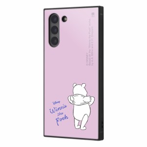 イングレム IQ-DGS21K3TB/PO21 Galaxy S21 5G（SC-51B/SCG09）用 『ディズニーキャラクター』 耐衝撃ハイブリッドケース KAKU（プーさん_