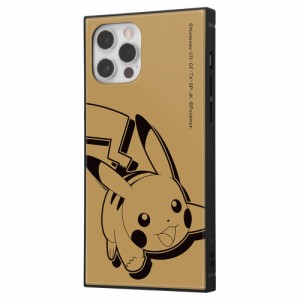 イングレム IQ-PP27K3TB/PK37 iPhone 12 / 12 Pro用 『ポケットモンスター』 耐衝撃ハイブリッドケース KAKU（ピカチュウ サトシ）[IQPP2