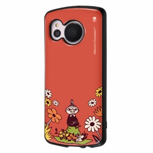 イングレム AQUOS sense7(SH-53C/SHG10)用 『ムーミン』 耐衝撃ケース MiA（リトルミイ＆お花）  IN-AAQM1AC4/MT24返品種別A