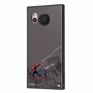 イングレム IQ-DMAQM1K3TB/SPM2 AQUOS sense7(SH-53C/SHG10)用 『マーベル』 耐衝撃ハイブリッドケース KAKU（スパイダーマン 2）[IQDMAQ