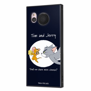 イングレム IQ-WAQM1K3TB/TJ21 AQUOS sense7(SH-53C/SHG10)用 『トムとジェリー』 耐衝撃ハイブリッドケース KAKU（トムとジェリー チー