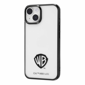 イングレム iPhone 14/13用 『WB 100th Anniversary』TPUソフトケース META Frame（WBシールド/黒）  IN-WP36HT2B/WB1返品種別A