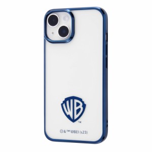 イングレム iPhone 14/13用 『WB 100th Anniversary』TPUソフトケース META Frame（WBシールド/青）  IN-WP36HT2A/WB2返品種別A