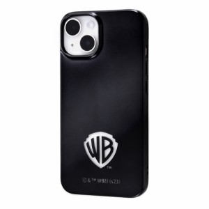 イングレム iPhone 14/13用 『WB 100th Anniversary』TPUソフトケース META Frame（WBシールド/黒）  IN-WP36HT2B/WB3返品種別A