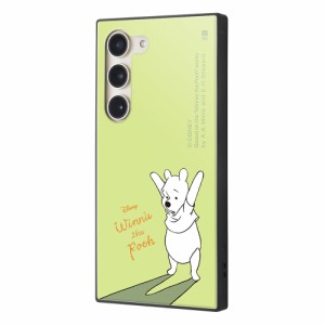 イングレム IQ-DGS23K3TB/PO23 Galaxy S23(SC-51DSCG19)用 『ディズニーキャラクター』耐衝撃ハイブリッドケース KAKU（プーさん/キミド