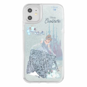 イングレム iPhone 11/XR用 『ディズニーキャラクター』ラメ グリッターケース（シンデレラ/ブルードレス）  IJ-DP21LG1S/CN6返品種別A